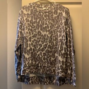 Animal print long sleeve